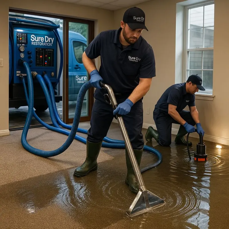 Water Extraction and Removal process in Huntertown, IN